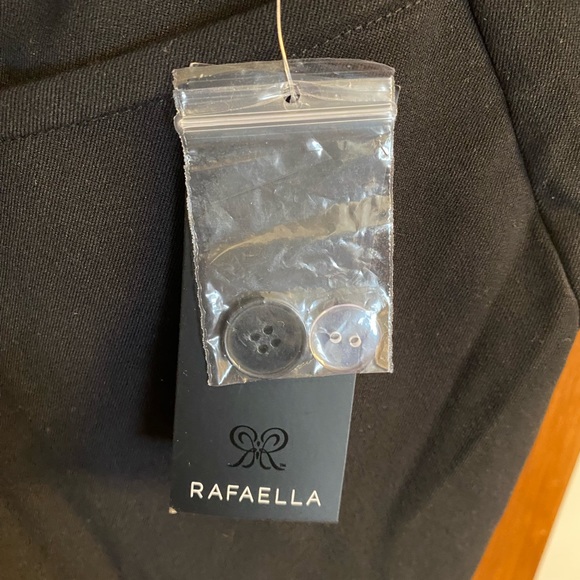 NWT Women’s Rafaella Curvy Bootcut High Rise Solid Black Pants Size 16 - Picture 12 of 15